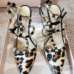 BCBG Leopard Heels